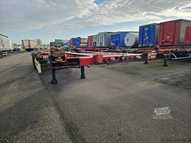 Transporte de contenedores KRONE SD 27| FIXED CHASSIS | SAF DISC. 40 FT |2 X 20 ...