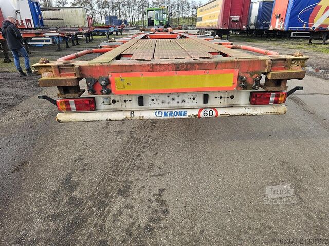 Transporte de contenedores KRONE SD 27| FIXED CHASSIS | SAF DISC. 40 FT |2 X 20 ...