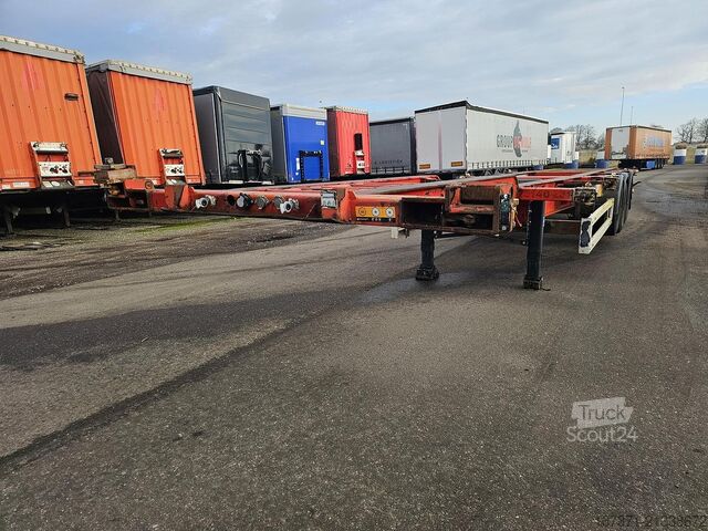 Transporte de contenedores KRONE SD 27| FIXED CHASSIS | SAF DISC. 40 FT |2 X 20 ...