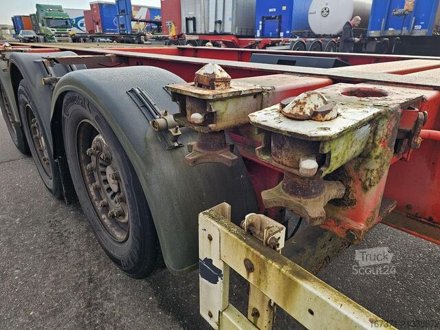 Transporte de contenedores KRONE SD 27| FIXED CHASSIS | SAF DISC. 40 FT |2 X 20 ...