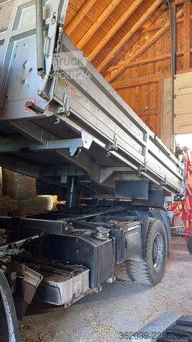Grue montée sur camion DAF CF 430 4X2 3 SEITENKIPPER PK 10500 ZWICKER ROTAR