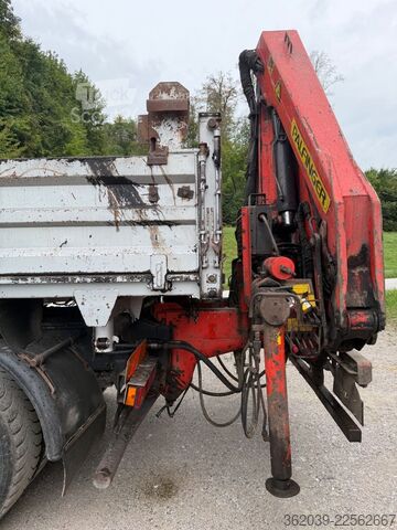 Teherautóra szerelt daru DAF CF 430 4X2 3 SEITENKIPPER PK 10500 ZWICKER ROTAR