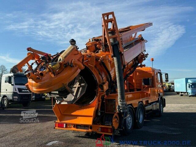 Vakuuminė cisterna sunkvežimis MAN 26.360 Müller Saug- Spüler + Wasseraufbereitung