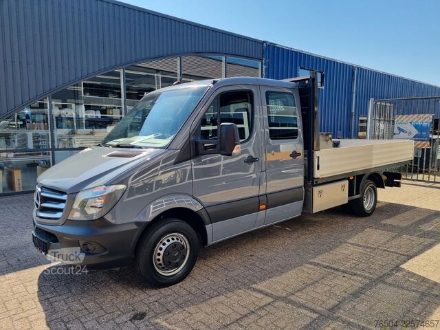 Platós kisteherautó dupla fülke Mercedes-Benz Sprinter 516 CDI DC Open laadbak N1 3.5T Trekha...
