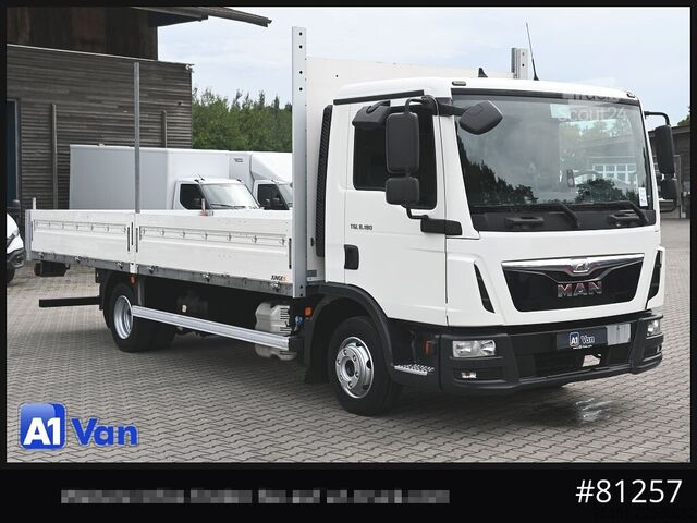 Φορτηγό pick-up MAN TGL 8.180 L Pritsche, Klima, 2xAHK, Luftfederung