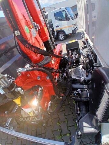 Kran mit Kipper Fuso Canter 7C15 Fassi Kran 3-seiten Kipper