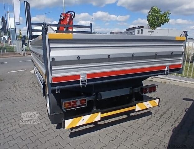 Kran mit Kipper Fuso Canter 7C15 Fassi Kran 3-seiten Kipper