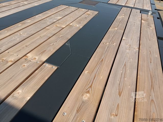 Pracovní plošinový návěs SCHWARZMÜLLER 3Achs Tele Rampen TwistLock40+2x20"SAF Lenk+Lift