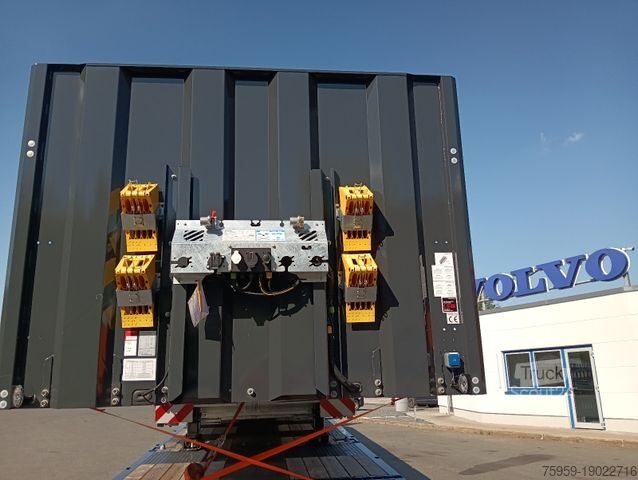 Pracovní plošinový návěs SCHWARZMÜLLER 3Achs Tele Rampen TwistLock40+2x20"SAF Lenk+Lift