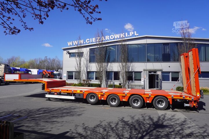Semiremorcă platformă Kässbohrer LB3E low-bed semi-trailer / 2025/ 4 axl