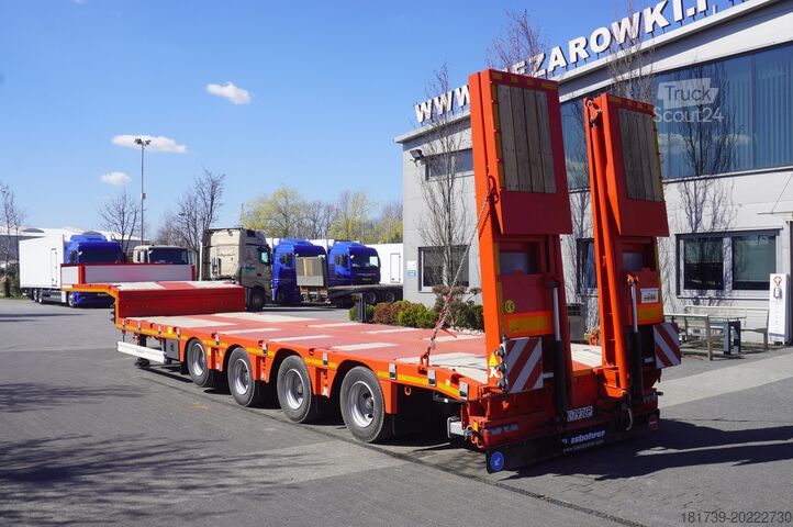 Semiremorcă platformă Kässbohrer LB3E low-bed semi-trailer / 2025/ 4 axl