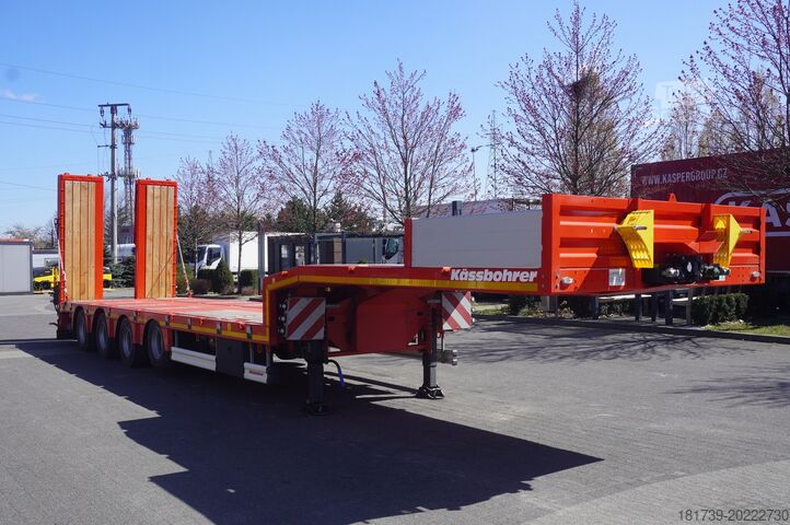 Semiremorcă platformă Kässbohrer LB3E low-bed semi-trailer / 2025/ 4 axl