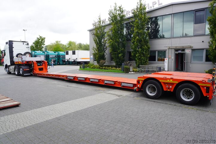 Semiremorcă cu șasiu jos / 2 bucăți Kässbohrer LB2 TIEF-BETT low loader semi-trailer