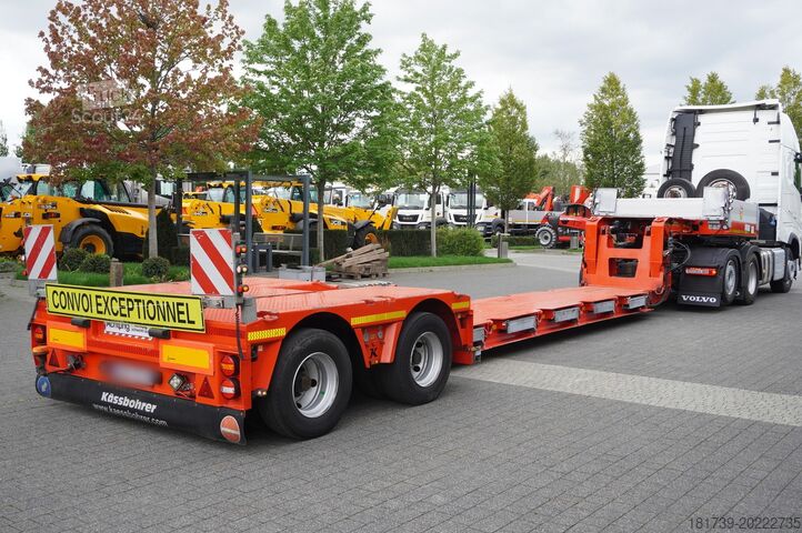 Semiremorcă cu șasiu jos / 2 bucăți Kässbohrer LB2 TIEF-BETT low loader semi-trailer