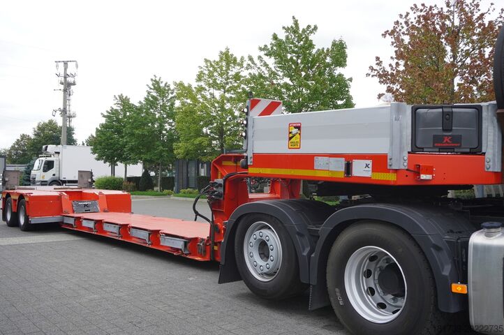 Semiremorcă cu șasiu jos / 2 bucăți Kässbohrer LB2 TIEF-BETT low loader semi-trailer