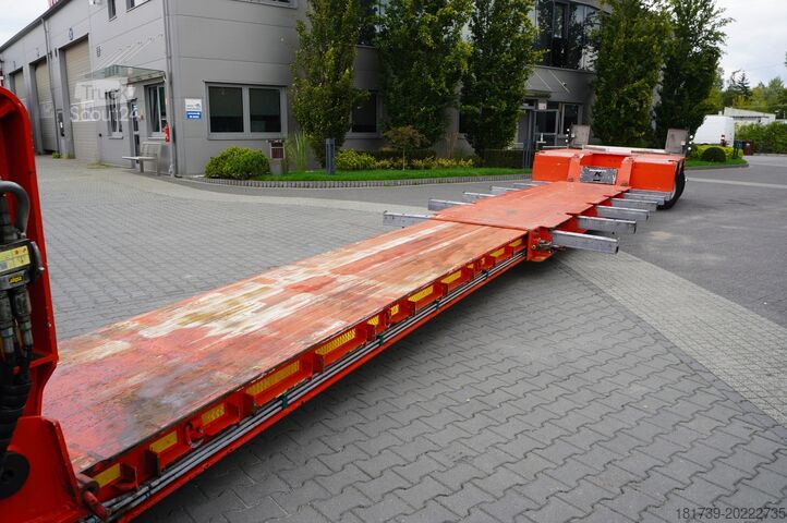 Semiremorcă cu șasiu jos / 2 bucăți Kässbohrer LB2 TIEF-BETT low loader semi-trailer