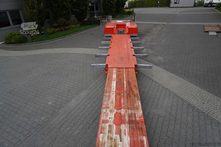 Semiremorcă cu șasiu jos / 2 bucăți Kässbohrer LB2 TIEF-BETT low loader semi-trailer