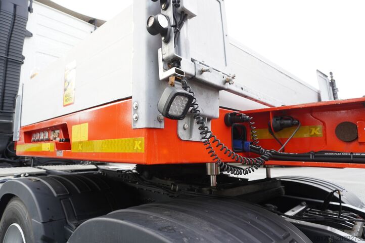 Semiremorcă cu șasiu jos / 2 bucăți Kässbohrer LB2 TIEF-BETT low loader semi-trailer
