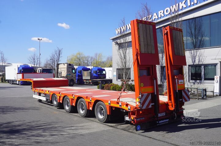 Semiremorcă platformă Kässbohrer LB3E low-bed semi-trailer / 2025/ 4 axl