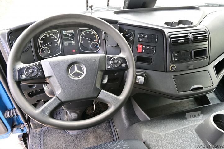 Camion cu platformă și prelată Mercedes-Benz Atego 1530  1630 LBW 2000kg 16t Blatt Luft 2,7m