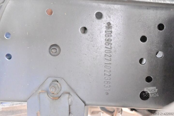 Camion cu platformă și prelată Mercedes-Benz Atego 1530  1630 LBW 2000kg 16t Blatt Luft 2,7m