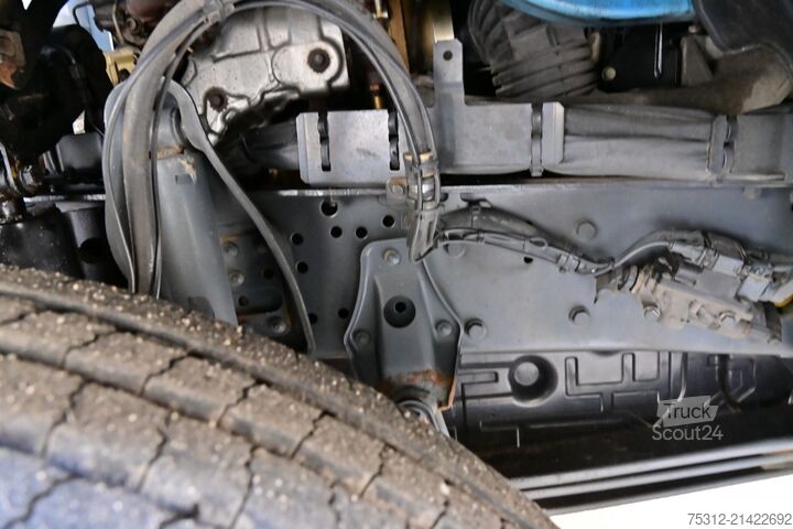 Camion cu platformă și prelată Mercedes-Benz Atego 1530  1630 LBW 2000kg 16t Blatt Luft 2,7m