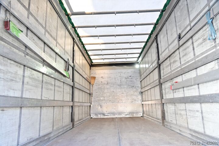 Camion cu platformă și prelată Mercedes-Benz Atego 1530  1630 LBW 2000kg 16t Blatt Luft 2,7m