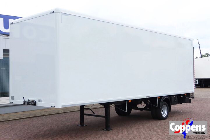 BE-puoliperävaunut Veldhuizen P 47-3. Gesloten + Dhollandia 1.000 kg