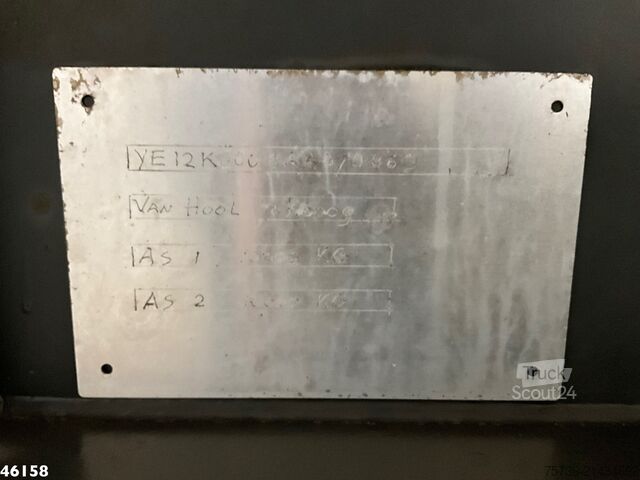 Konteinerių vežimas Van Hool 2-assige containeraanhangwagen