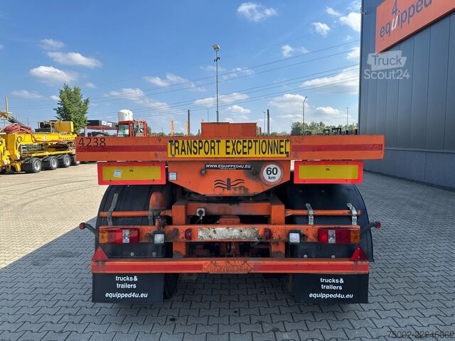 Plataforma remolque Nooteboom OVB-73-04 73 tons Ballast trailer / 4 axles / 3...