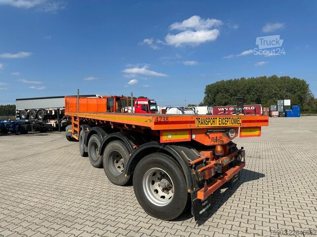 Platformos priekaba Nooteboom OVB-73-04 73 tons Ballast trailer / 4 axles / 3...