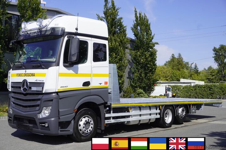 Plataforma Grúa Mercedes-Benz Actros 2540 6×2 / 90 tho. km! / NEW body