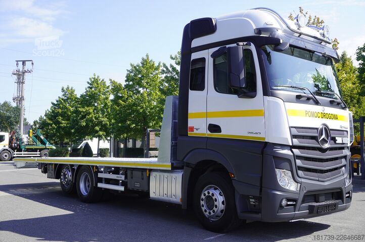 Plataforma Grúa Mercedes-Benz Actros 2540 6×2 / 90 tho. km! / NEW body