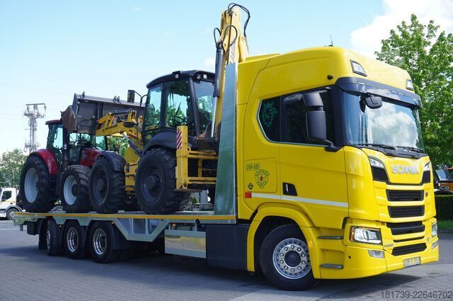 Plataforma Grúa SCANIA R650 V8 8×4/4 / NEW tow truck