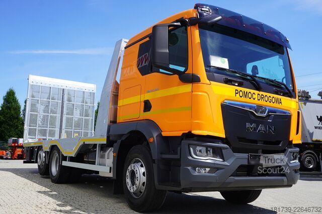Autolaadkraan MAN TGM 26.320 6×2-4/NEW platform tow truck