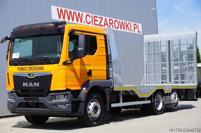 Autolaadkraan MAN TGM 26.320 6×2-4/NEW platform tow truck