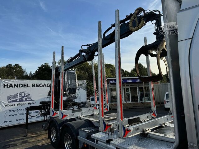 Holztransporter Scania R730 V8 6X4, Retarder,Timber-truck + Kesla, 2020