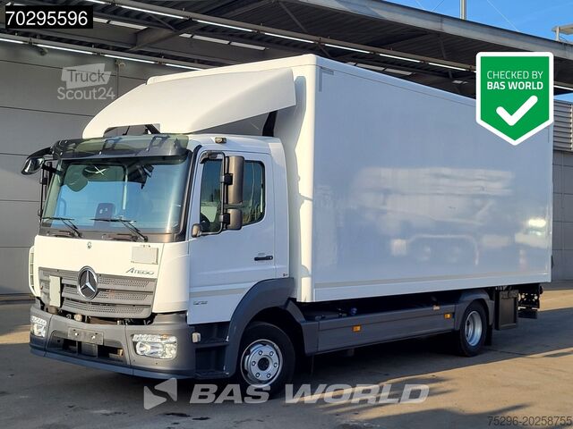 Koffer Mercedes Atego 1218 4X2 12tonner 1500kg Ladebordwand Aut...