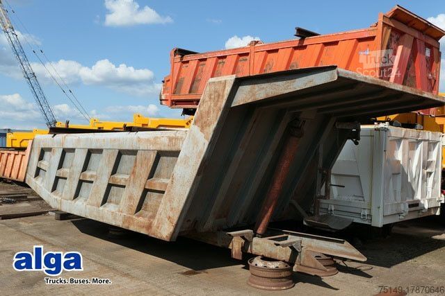 Camion benne Stahl - Hinterkippmulde ca. 18 cbm, Hilfsrahmen