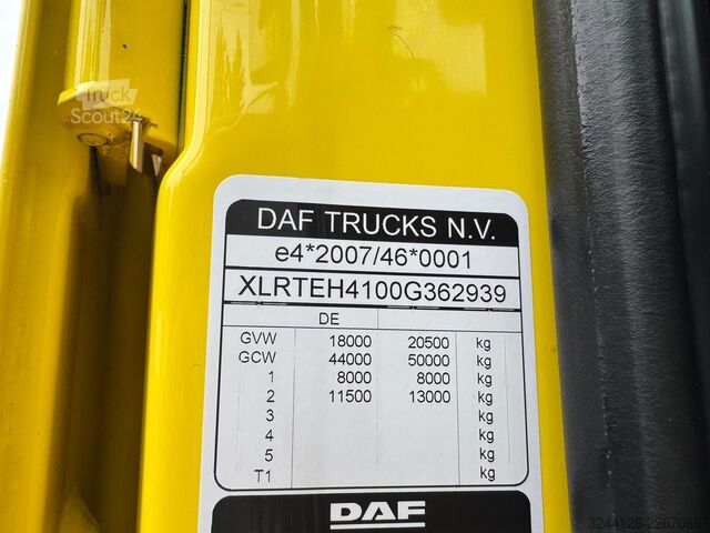 Tracteur routier standard DAF XF450FT/Retarder/Kipphydraulik/Euro6D/DeutschTÜV