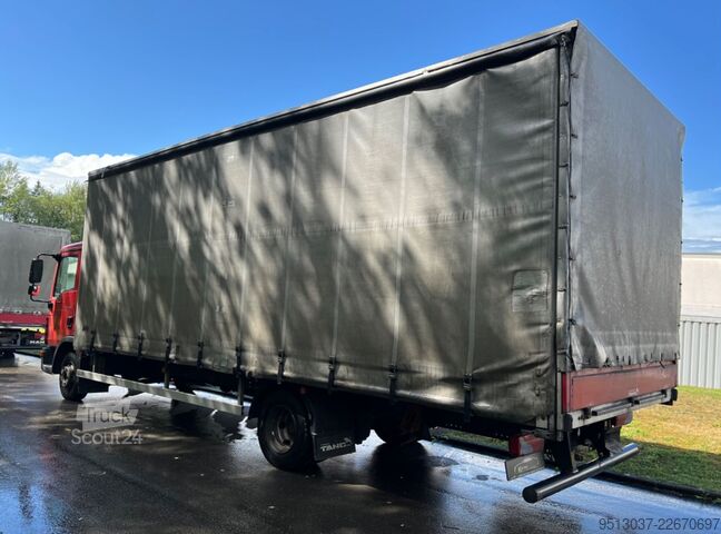 Curtain sider van MAN TGL 8.180 Pritsche + Schiebeplane AHK Klima