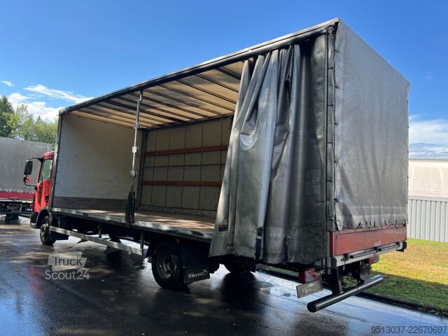 Curtain sider van MAN TGL 8.180 Pritsche + Schiebeplane AHK Klima