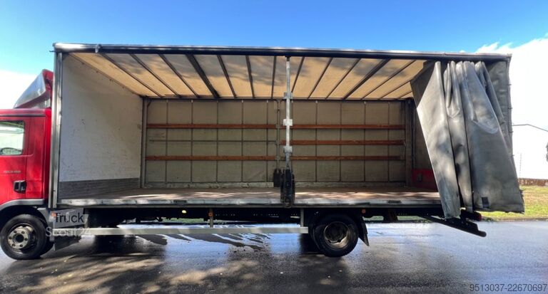 Curtain sider van MAN TGL 8.180 Pritsche + Schiebeplane AHK Klima