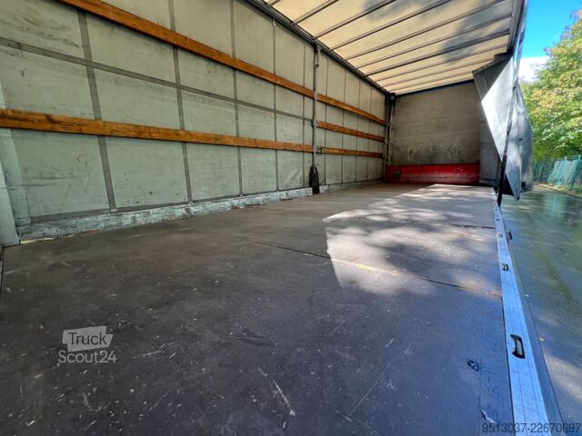 Curtain sider van MAN TGL 8.180 Pritsche + Schiebeplane AHK Klima