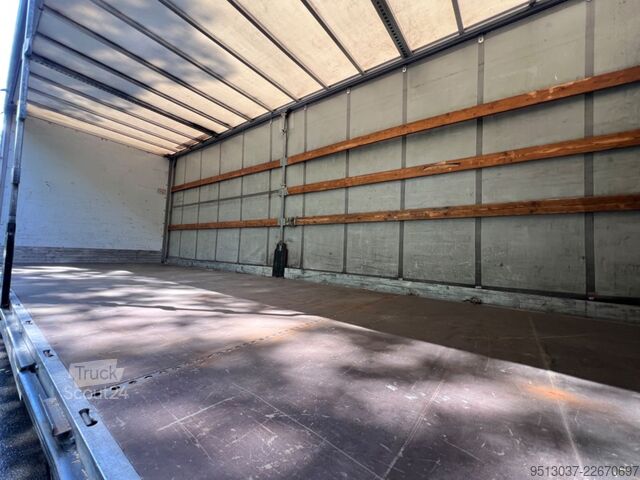 Curtain sider van MAN TGL 8.180 Pritsche + Schiebeplane AHK Klima