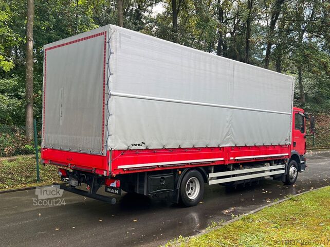 Camion plateau avec bâche MAN MAN TGM 15.250 Pritsche + plane AHK Klima