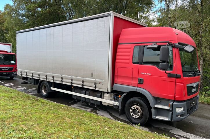 Camion plateau avec bâche MAN TGM 15.250 Pritsche + plane AHK Klima HU 05.2027