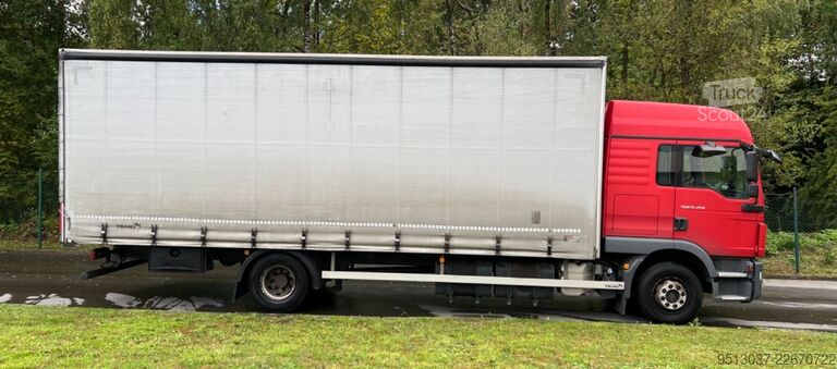 Camion plateau avec bâche MAN TGM 15.250 Pritsche + plane AHK Klima HU 05.2027