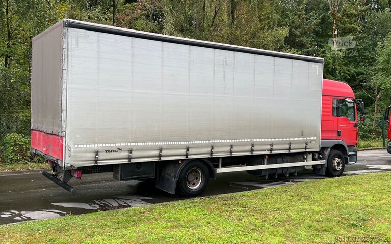 Camion plateau avec bâche MAN TGM 15.250 Pritsche + plane AHK Klima HU 05.2027