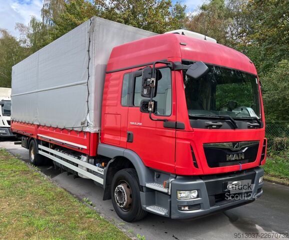 Camion plateau avec bâche MAN TGM 15.250 Pritsche + plane AHK Klima